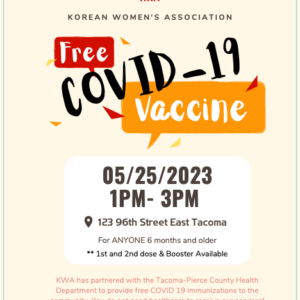 FREE COVID-19 VACCINE EVENT in Tacoma